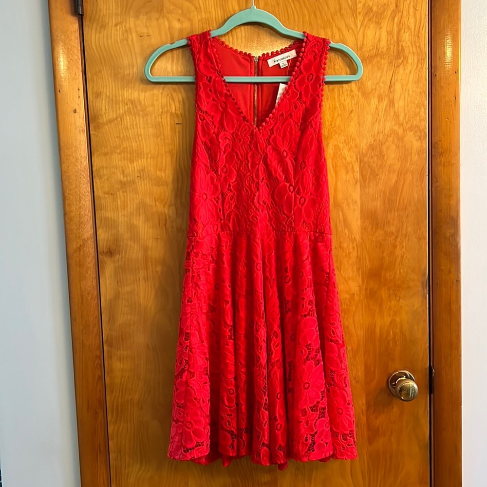 Red dress from Francesca’s. Size small. Brand new with tags